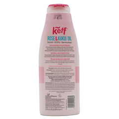 KEFF BODY WASH ROSE & KUKUI OIL 500 ML- Exp. 08/26