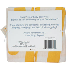 Parsnip Bunny/Carrots 2 PK Newborn Receiving Blanket