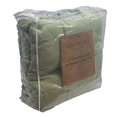 GOLD COAST ALTERNATIVE DOWN REVERSIBLE COMFORTER TWIN