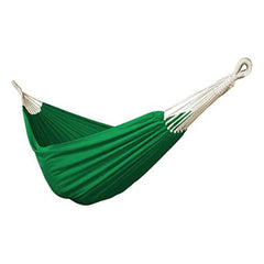 Double Hammock in a Bag w/ Rope loops & Hanging Hardware | 60-in. Wide | 265 Lb. Capacity (green)