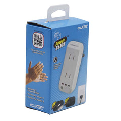 Power Hands 2 Outlets Wall Tap