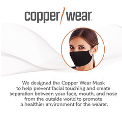 Copper Wear Mask - 1pk Black