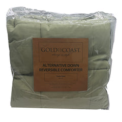 GOLD COAST ALTERNATIVE DOWN REVERSIBLE COMFORTER TWIN