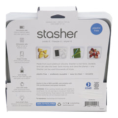 Stasher Sandwich Bag - 2 Pack (1) Clear (1) Ash