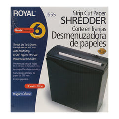 Royal Paper Shredder With Bin