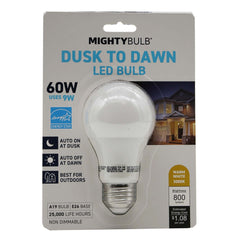 Mighty Bulb Dusk To Dawn 60W Led Bulb