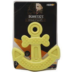 Bonetics	Nylon Yellow Anchor Dog Chew Toy Large