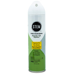 Stem Mosquito + Tick Repellent 6oz aerosol can fragrance Free, Non- greasy, Reples Mosquitoes For Up To 8 Hours