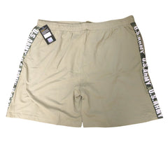 BIG & TALL MEN'S US ARMY - CVC FRENCH TERRY - BEIGE (WS# 81518B / 81517) ~ Shorts
