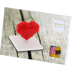 Brixies Postcard Heart - Postcard Polybag