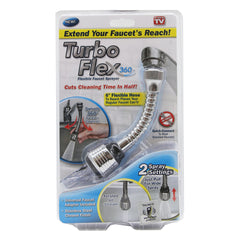 Turbo Flex 360 Instant Hands Free Faucet Swivel Spray Sink Hose - As Seen on TV / Case Pack 12