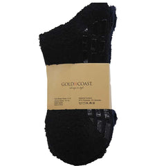 Gold Coast Mens Fuzzy Diabetic Slipper Socks