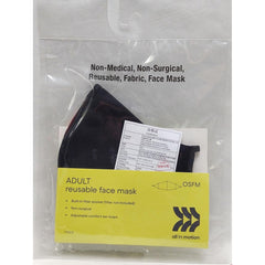 All In Motion Adult Reusable Face Mask - Black