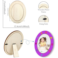 Picture Frame Painting Kit 6 Oval Frames