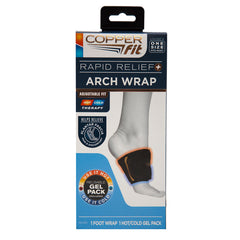 COPPER FIT RAPID RELIEF PLANTAR ARCH SLEEVE - One size Fits Most - 12pc MASTER with 4 3pc Inners