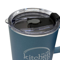 In the Kitchen with David Set of (2) 14-oz Travel Mugs