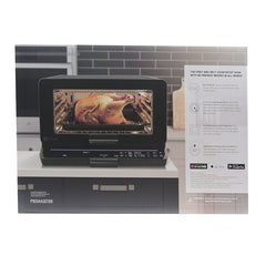 GE Profile Smart Oven with No Preheat, 11-in-1 Countertop Oven including Air Fry, Warm, Toast, Broil, Roast, Pastry, Reheat, and more, WiFi and Smart Connected, Black