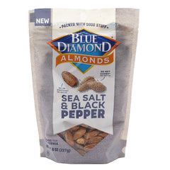 Blue Diamond SEA SALT & BLACK PEPPER -8OZ S BAG- Exp. 10/26