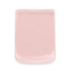W&P Porter Silicone Reusable Storage Bag, 46oz Flat-BLUSH
