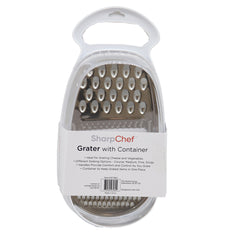 SharpChef Cheese Grater w/ Catch Box - (8)Black, (8)White, (8)Red