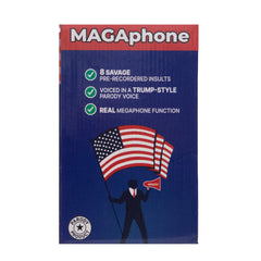 Big Megaphone 6 Button On/Off, Record & Play, 4 Positive Preset, 4 Negative Preset , Volume Decrease, Volume Increase