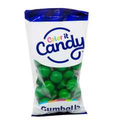 Color It Candy Gumballs - Green 8 oz Bag