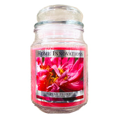 Home Innovations Pink Peony 18 oz Candle