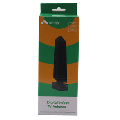 Antier Digital Indoor TV Antenna - Includes Power Amplifier and 16.4 ft Coaxial Cable