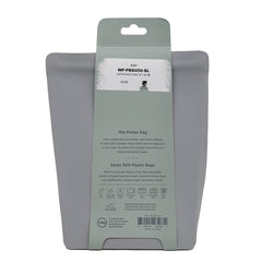 W&P Porter Silicone Reusable Storage Bag, 50oz Stand-Up-SLATE