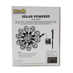 Home Innovation Solar Power 10 Cage Lights