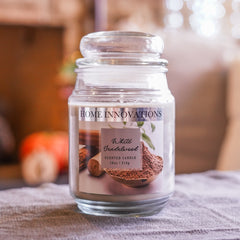 Home Innovations 18oz Jar Candle - White Sandalwood