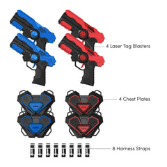 KIDDOS LASER TAG BLASTERS BLACK