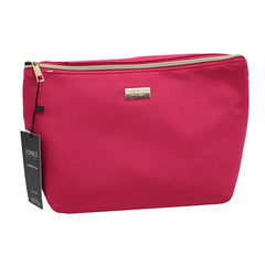 Jones NY -FUCHSIA LARGE RECTANGLE WEDGE COSMETIC BAG