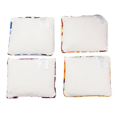 NEEDLEPOINT PILLOW - ASSORTED COLORS - ORANGE MULTI (UPC # 1922341036885)4 pcs, (UPC # 1922341036892) MEDIUM BLUE 5 pcs, BROWN MULTI (UPC # 1922341036915) 7 pcs, PURPLE MULTI (UPC # 1922341036908) 8pcs