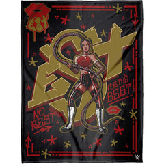 Sleep Squad WWE Bianca Belair 60 x 80 Rashel Throw Blanket.