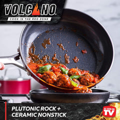 Red Volcano Ceramic Nonstick 10 Frying Pan