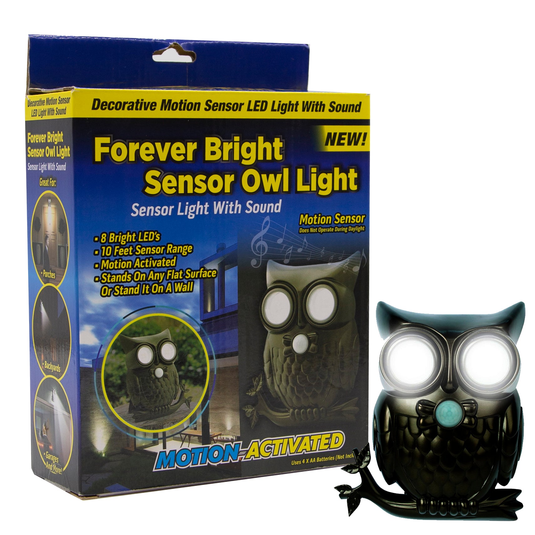 Forever Bright Sensor Owl Light Motion-Activated – cssincusa.com