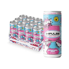 Impulse Energy Drink Cotton Candy Grape 12pk - Exp. 06/25