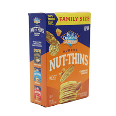 Blue Diamond NUT THINS FMLY SZ CHEDDAR 7.7OZ - Exp. 04/26
