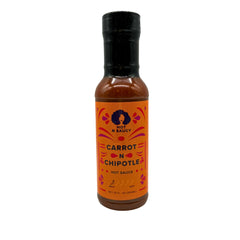 Hot N Saucy Carrot N Chipotle Hot Sauce 12 fl oz Bottle - Exp. 11/6/2026