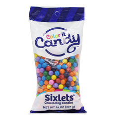 Color It Candy Sixlets Candies - Tie Dye 14 oz Bag