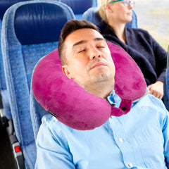 Conair's Travel Smart Comfort Pillow - Raspberry - Case Pack: 3