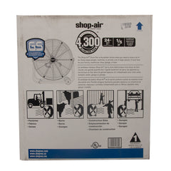 Shop-Air 24 Inch Slim Line Drum Fan