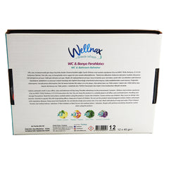 Wellnax Bathroom Refresher Tropical 12/4- Exp. 06/27 - Priced By Pc Sold By 12ct Display