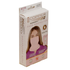Copper Fit Guardwell Face Protector Youth Size - Pink - As Seen On TV