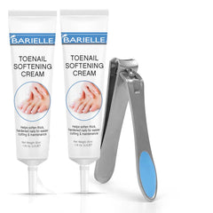 Barielle R Toenail Softening Cream Set Of 2 With Bonus Nail Clippers