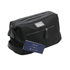 BAIN MILLER - NYLON TOILETRY BAG - BLACK