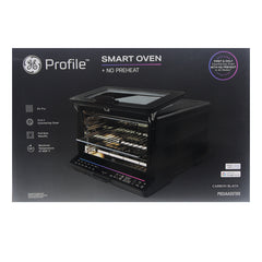 GE Profile Smart Oven with No Preheat, 11-in-1 Countertop Oven including Air Fry, Warm, Toast, Broil, Roast, Pastry, Reheat, and more, WiFi and Smart Connected, Black