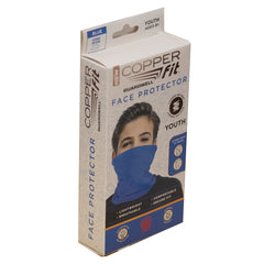 Copper Fit Guardwell Face Protector - Youth Size / Blue