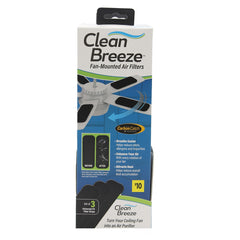 Clean Breeze - Fan Mounted Air Filter (PRE PRICEED WITH $10 STICKER)